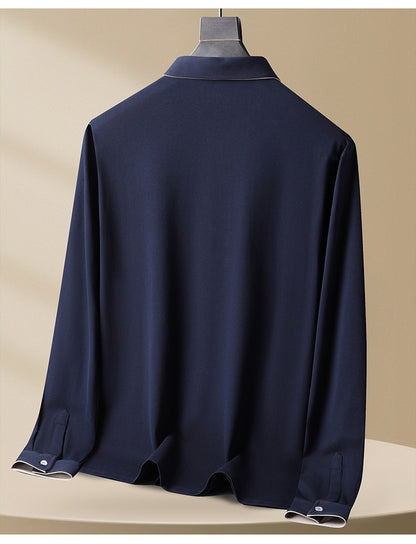 Moda Elite | Koszulka polo z długim rękawem