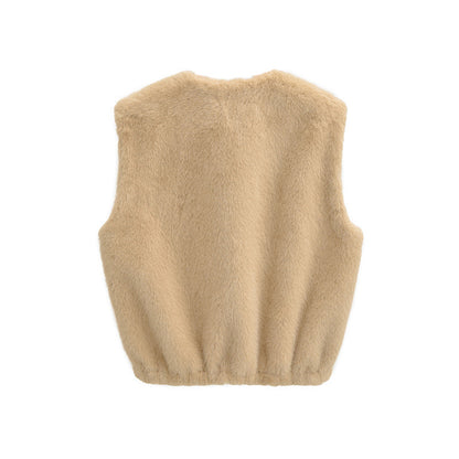 Cozy Faux Fur Waistcoat