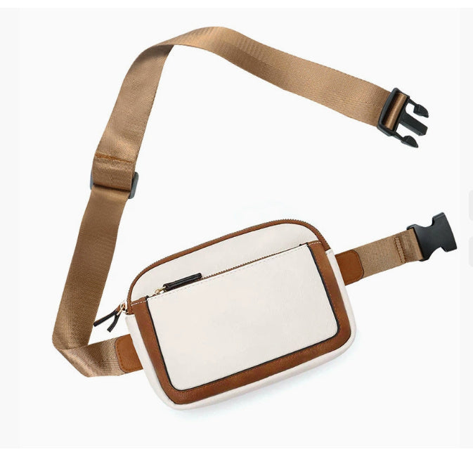 Leather Crossbody Chest Bag
