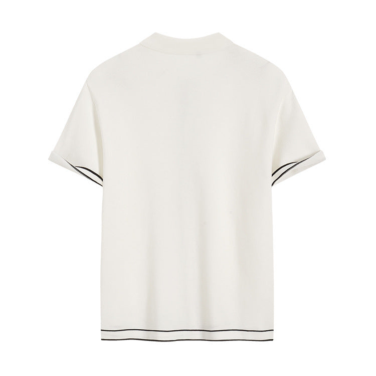 Kardigan kontrastowy Old Money