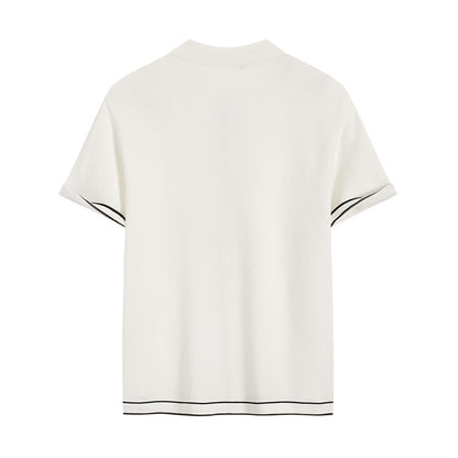 Kardigan kontrastowy Old Money