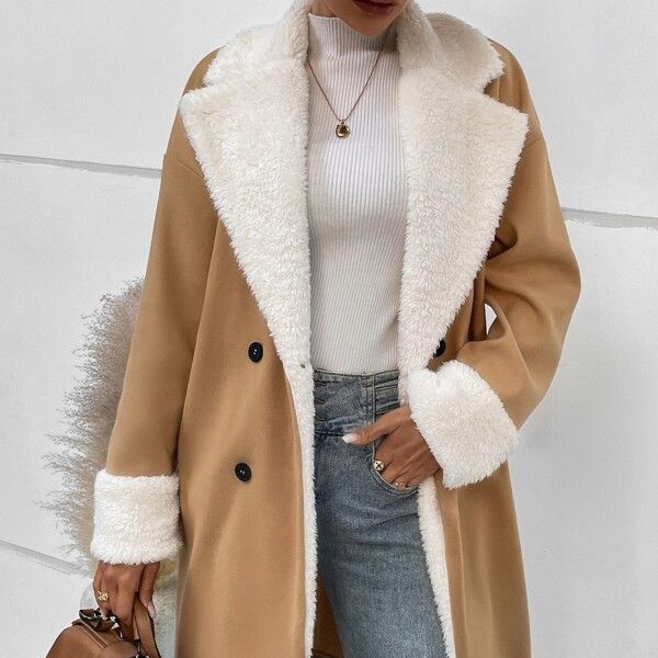 CozyCommute Sherpa Wool Coat