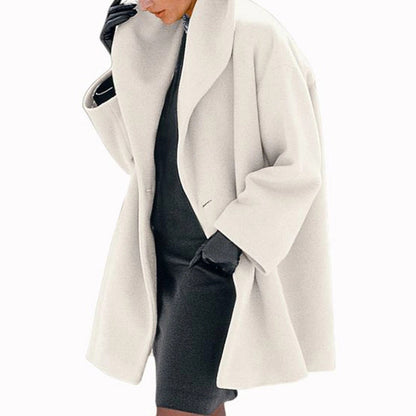 Loose Woolen Casual Coat