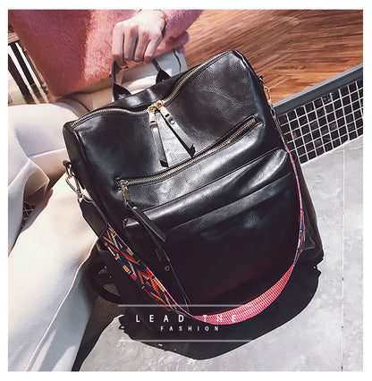 Vintage Soft Leather Backpack