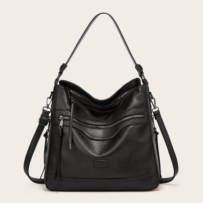 Large Capacity Leather Shoulder Bag