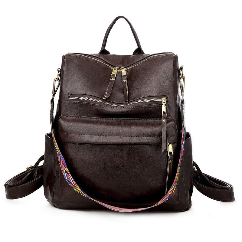 Vintage Soft Leather Backpack