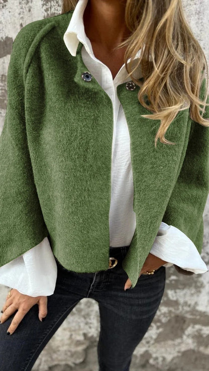 Cozy Batwing Sleeve Cashmere Cardigan