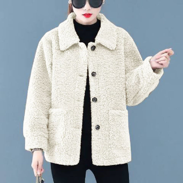 Lambswool Short Winter Jacket