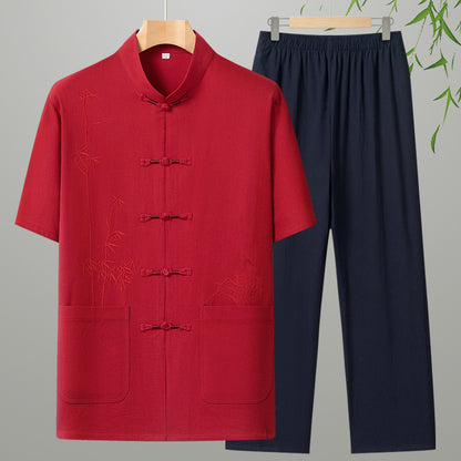 Moda Elite | Dwuczęściowy, swobodny strój z bawełny