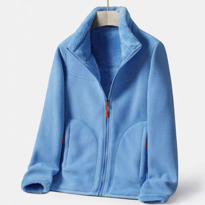 Lambskin Fleece Zip Jacket