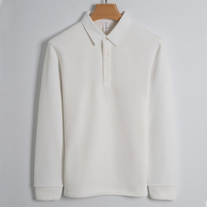 Moda Elite | Ciepła koszulka polo z podszewką