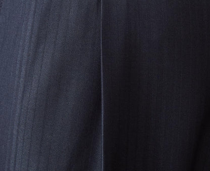 Spodnie garniturowe w paski z wysokim stanem