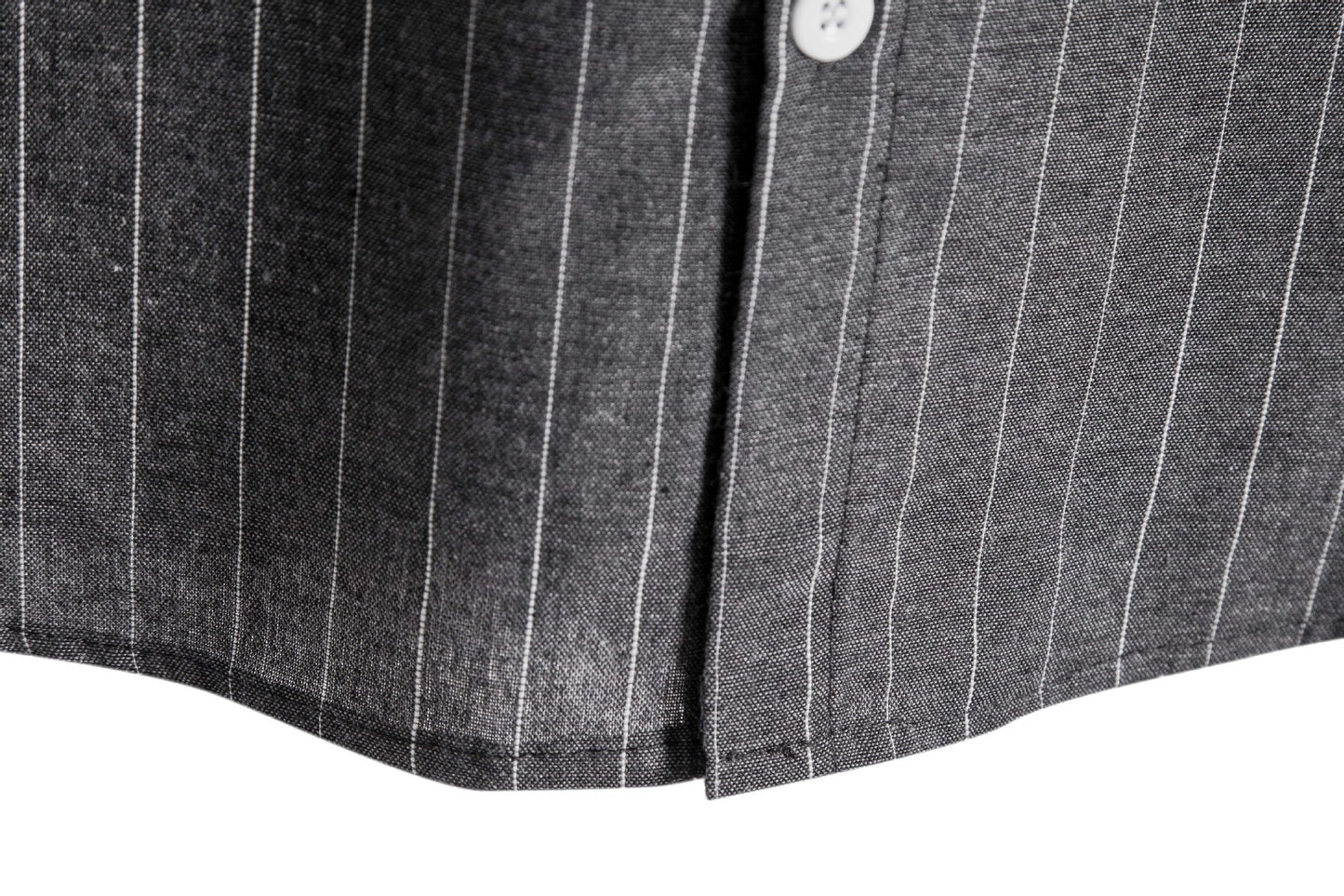 Męska koszula w paski z krótkim rękawem