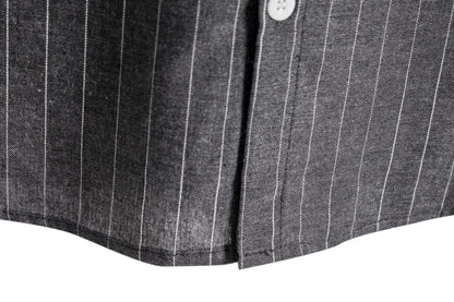 Męska koszula w paski z krótkim rękawem