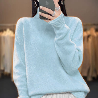 Thick Turtleneck Cashmere Sweater