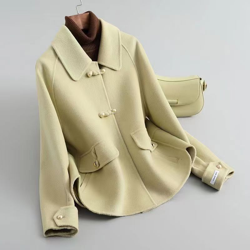 Elegant Double-Sided Wool Coat