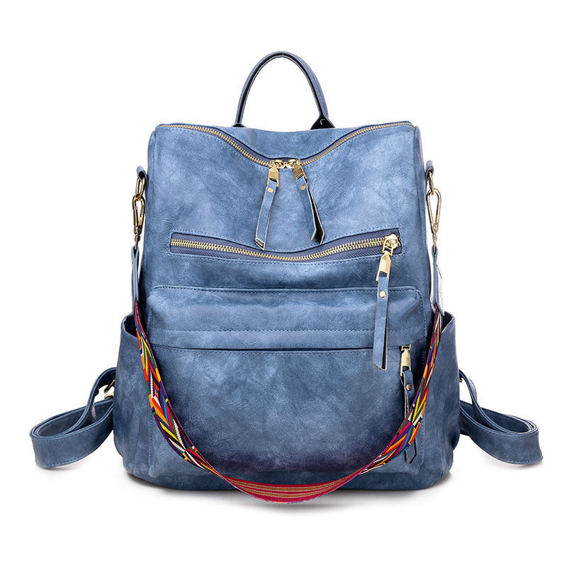 Vintage Soft Leather Backpack