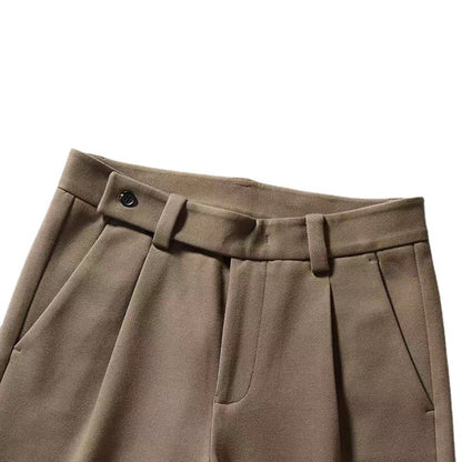 Spodnie proste z podszewką