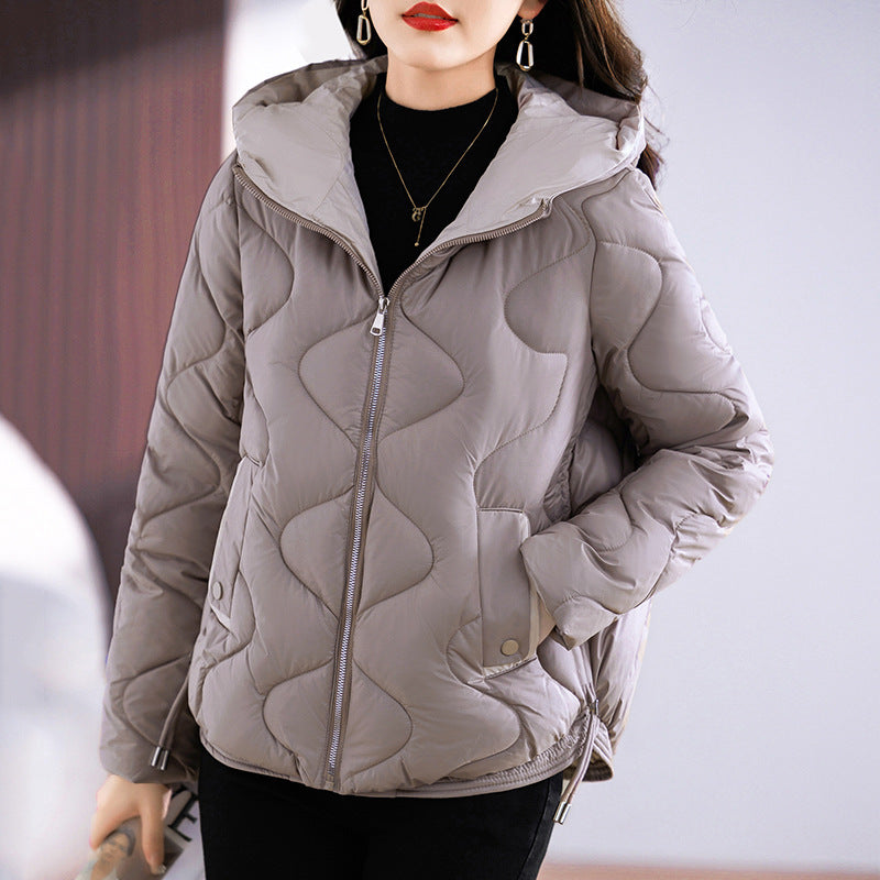 Slim Hooded Puffer Coat