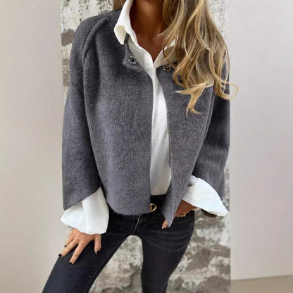 Cozy Batwing Sleeve Cashmere Cardigan