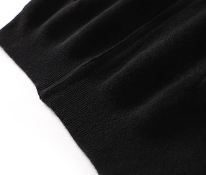 Płaszcz z dzianiny kaszmirowej na zamek