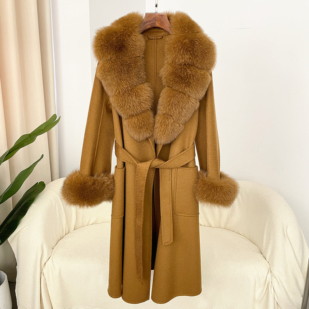 Elegant Double-Sided Woolen Coat