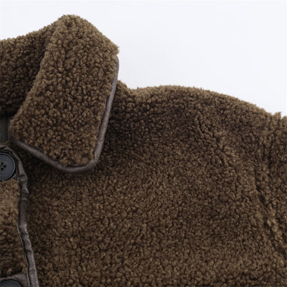 Double-Sided Casual Teddy Wool Coat