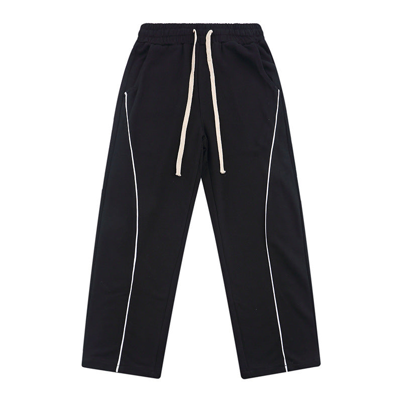 Moda Elite| Ciepłe spodnie dzianinowe z aksamitem