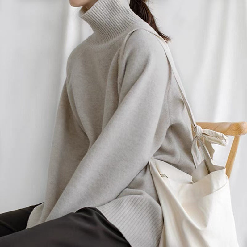 Thick Turtleneck Cashmere Sweater