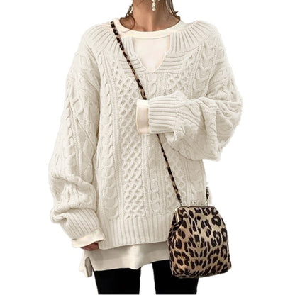 Chunky Cable Knit Oversized Sweater