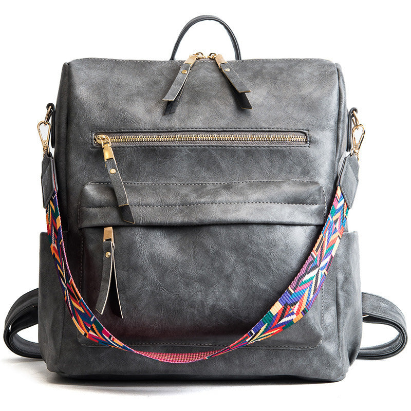 Vintage Soft Leather Backpack