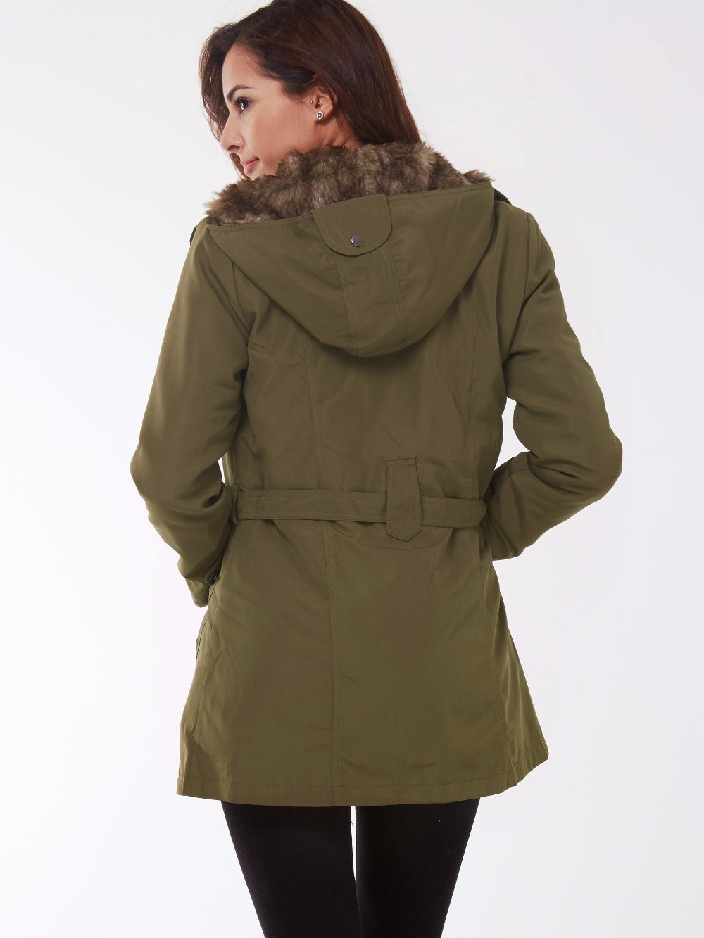 Winter Warm Long Sleeve Parka Coat