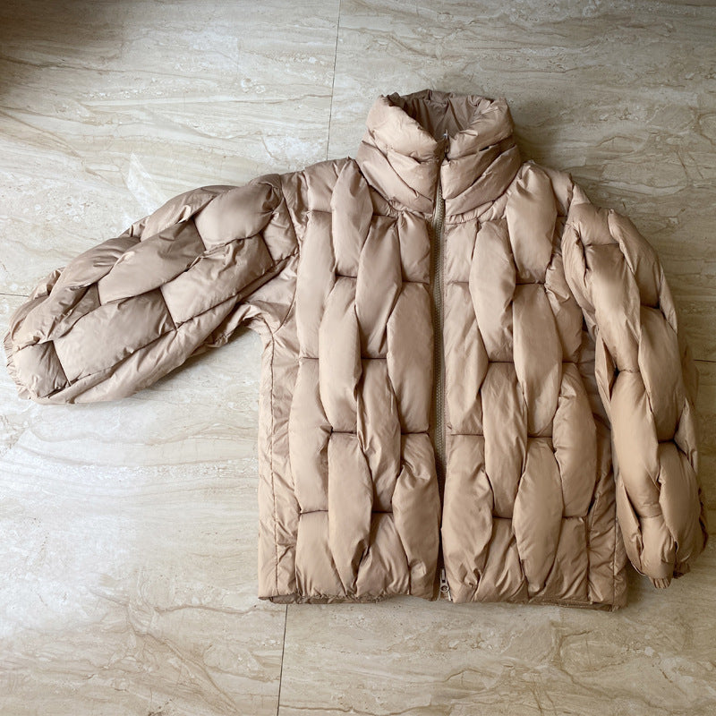 Twist Padded Winter Down Jacket