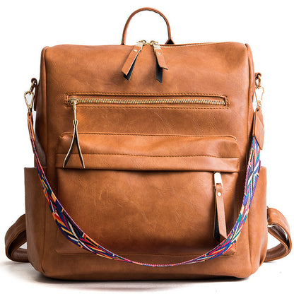 Vintage Soft Leather Backpack