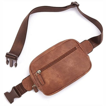 Leather Crossbody Chest Bag