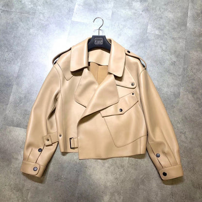 Genuine Sheepskin Leather Jacket