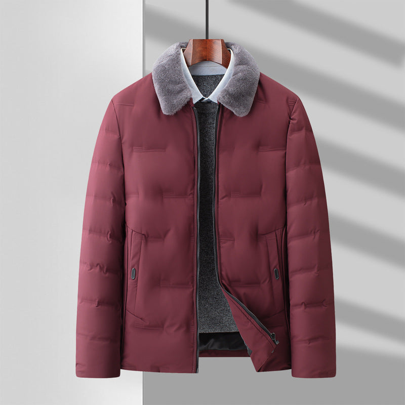 Odpinana wełniana kurtka z klapami