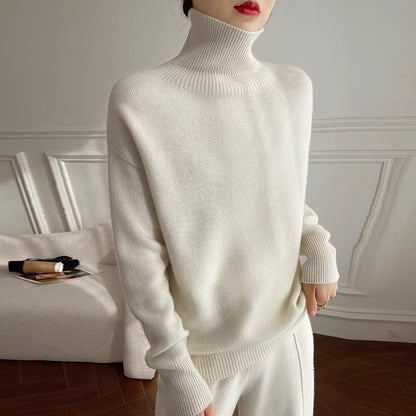 Thick Turtleneck Cashmere Sweater