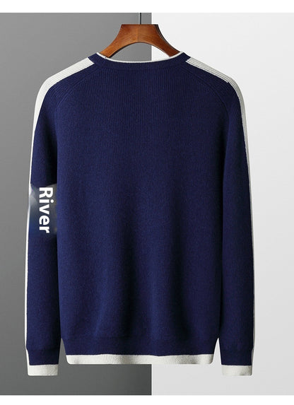 Moda Elite | Luźny sweter z dzianiny kaszmirowej