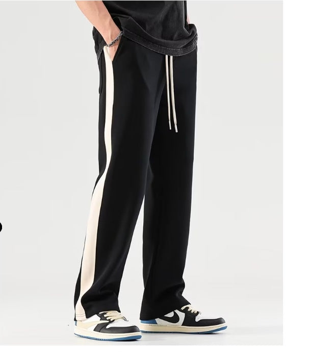 Moda Elite | Spodnie z szerokimi nogawkami w bloki kolorów