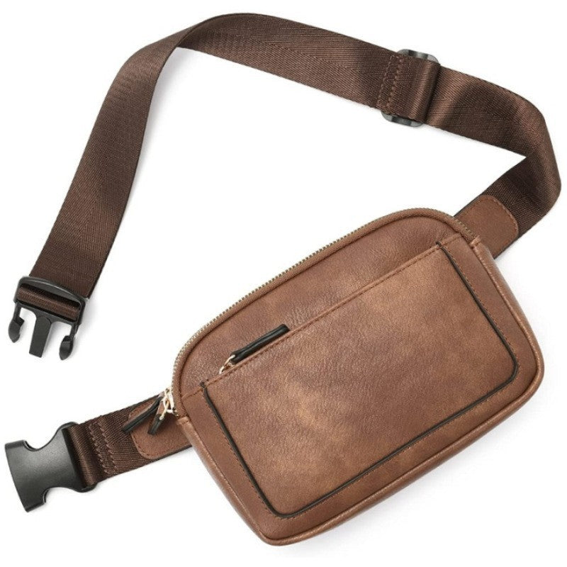 Leather Crossbody Chest Bag