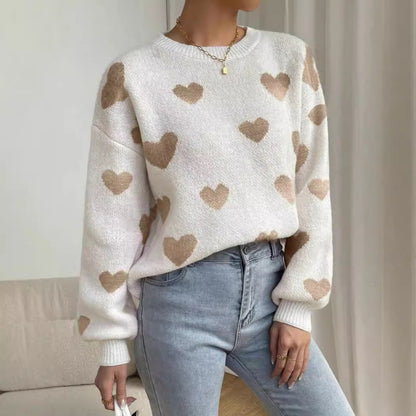 LoveHeart Cozy Knit Sweater