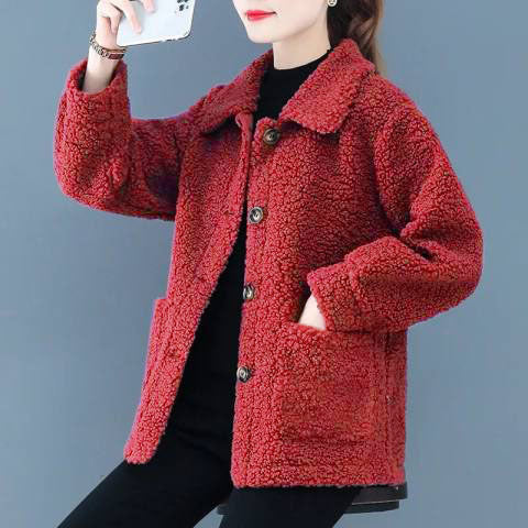 Lambswool Short Winter Jacket