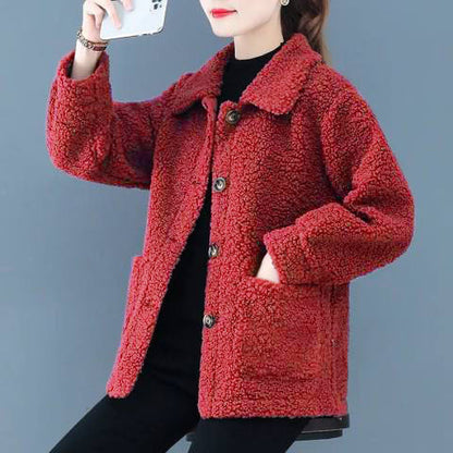 Lambswool Short Winter Jacket