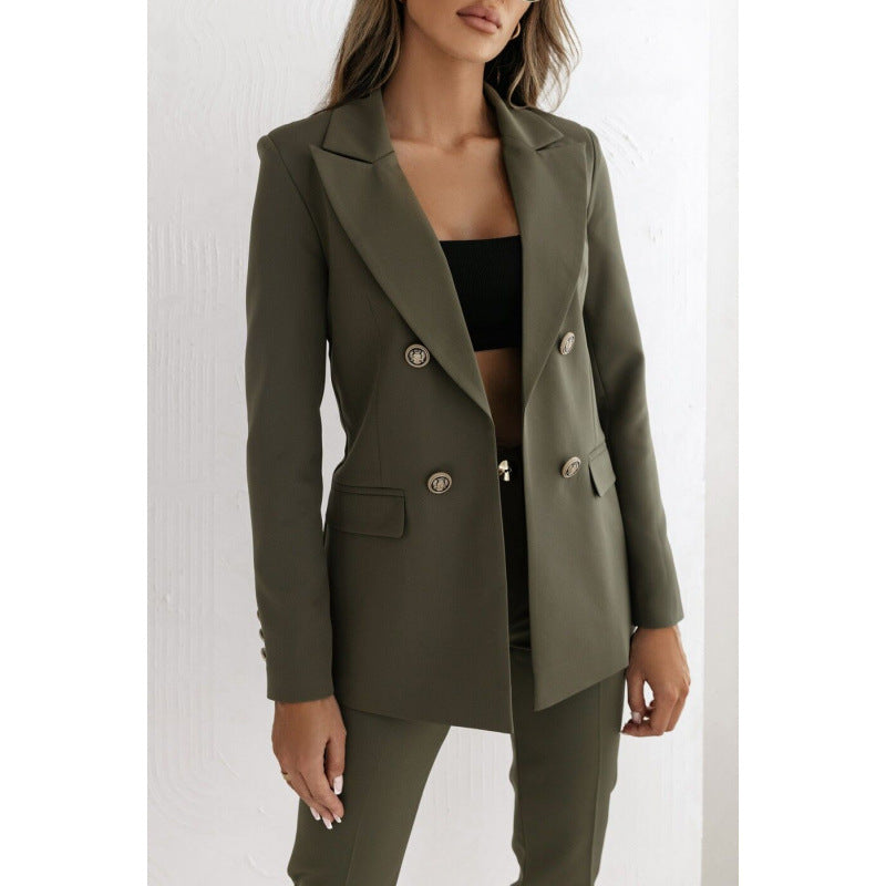 UrbanLuxe Double-Button Blazer