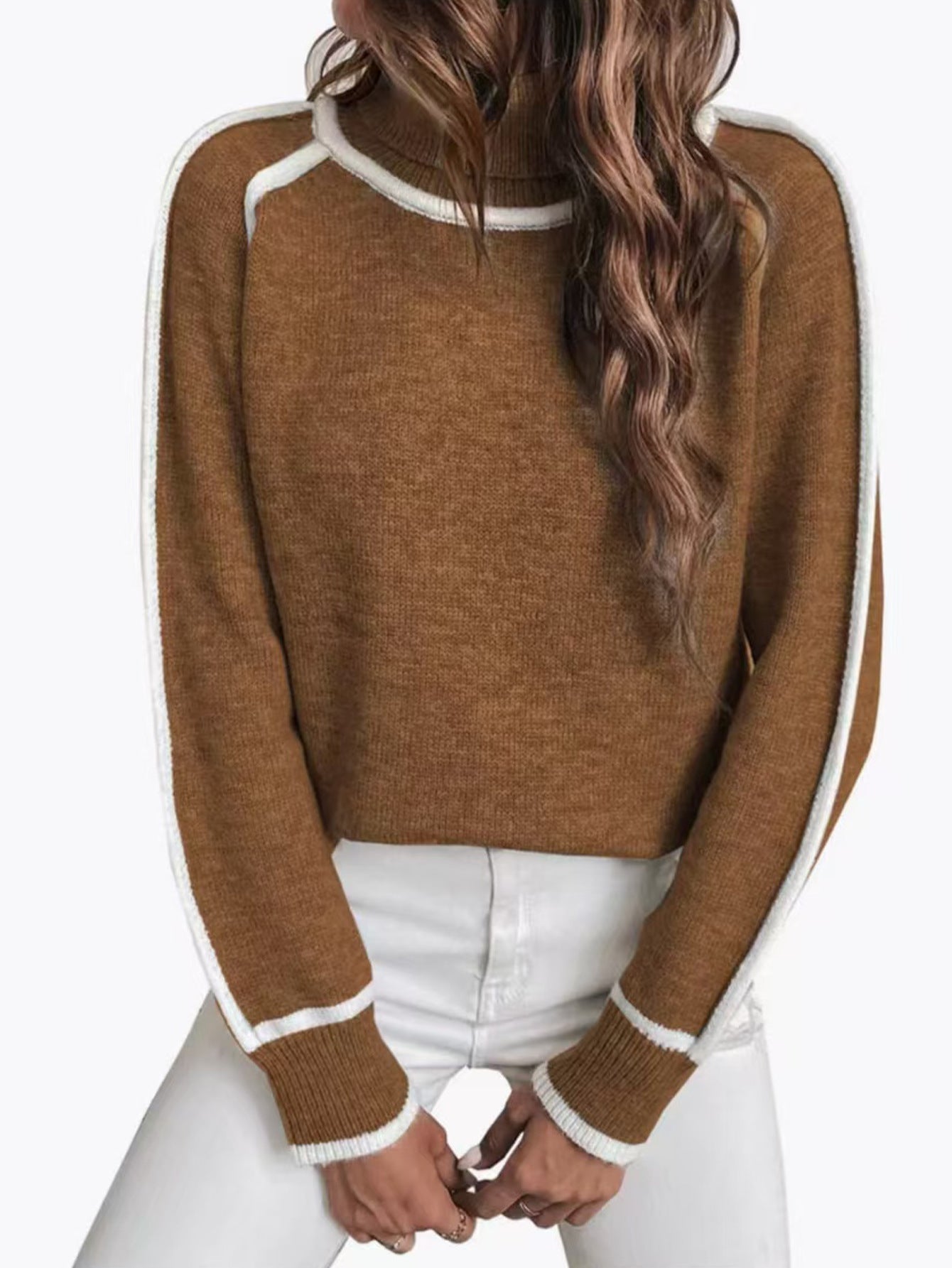 Elegant Turtleneck Knit Pullover