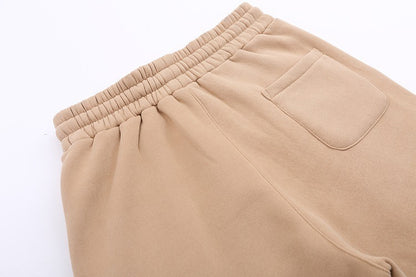 Moda Elite| Ciepłe spodnie dzianinowe z aksamitem