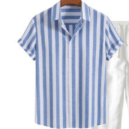 Moda Elite | Koszula z krótkim rękawem i nadrukiem