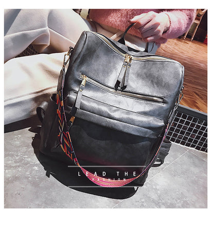Vintage Soft Leather Backpack
