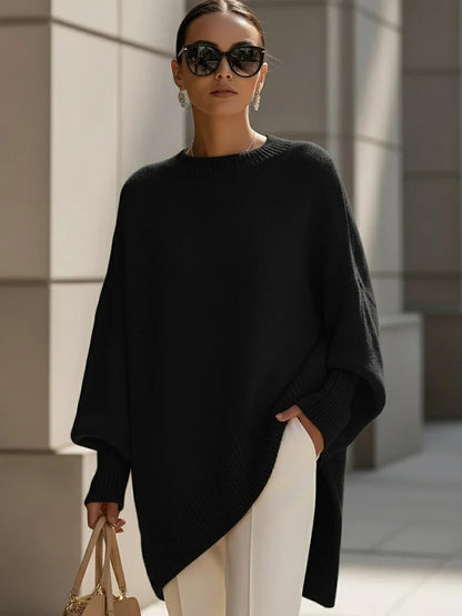 Cozy Oversized Knitted Pullover Sweater